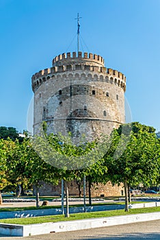 White Tower, View of Thessaloniki city Center, Greece