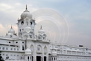 White towers near Golden Temple Amritsar, India