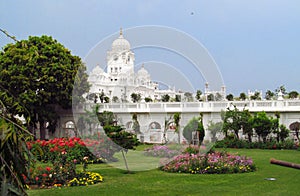 White towers near Golden Temple Amritsar, India