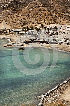 White town Las Negras , Cabo de Gata Natural Park, Andalusia photo