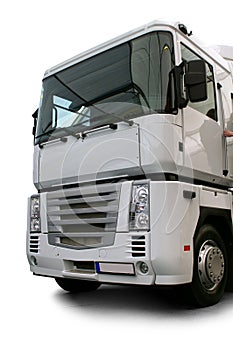 Weiß LKW 