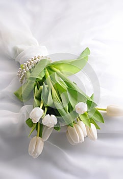 White tulips