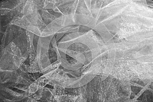 White tulle background pattern studio shot