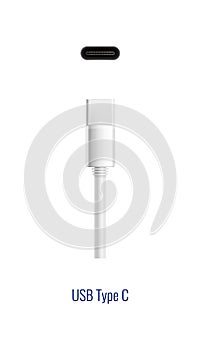 White Type-C Composition