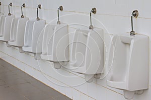 White urinals