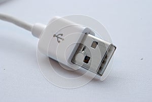 White usb cable