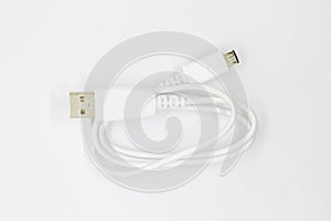 White USB Connector