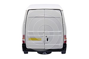 White van rear