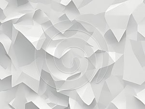 White Vantage Luxury Monochrome Abstract Background with Scattered Line Shapes, Geometric Confetti, and Textured Rounded Shapes photo