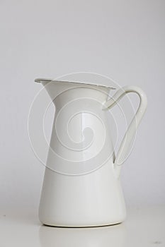 White vase for water