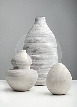 White Vases