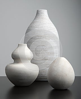 White Vases