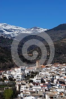 White village, Cadiar, Spain.