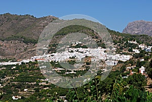 White village, Frigiliana, Andalusia.