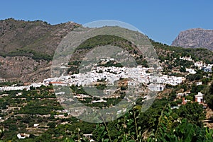 White village, Frigiliana, Andalusia. photo