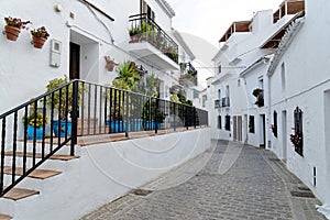 White village of Mijas in Andalusia, Costa del Sol, Spain.