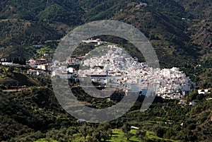 White village, Tolox, Spain.