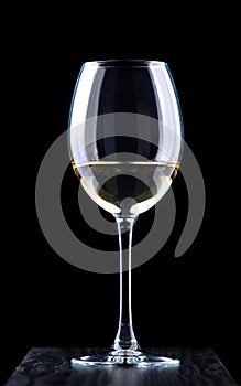 White vine in the glass
