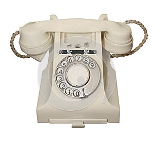 White Vintage Phone