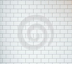 White vintage tiles background