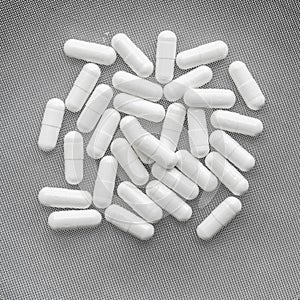 White Vitamin Pills