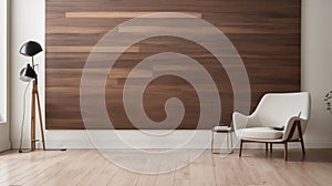 White wall medium dark wood texture