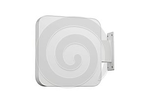 A white wall mounted object with a flat surface