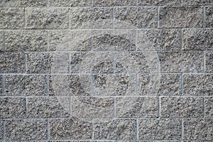 White Wall Texture Granulated Block Construction