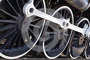 White wall Train wheels