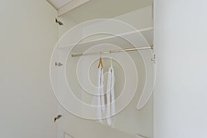 White wardrobe closet