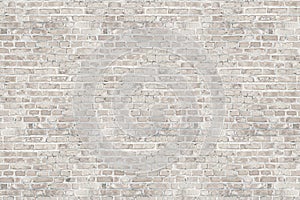 White wash brick wall texture for design.