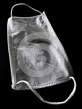 White washable surgical mask without logo