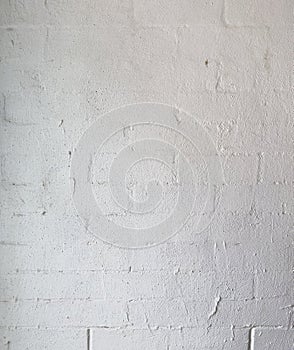 White Washed Brick Wall Background Texture