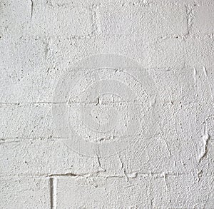 White Washed Brick Wall Background Texture