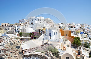 White washed houses at Oia