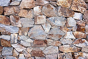 White washed stone background. Brick stone wall texture. Nature stone wall background and texture.