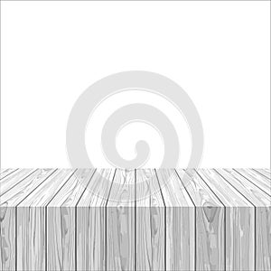 White washed wooden table texture with detailed wood grain, ideal for backgrounds or design elements