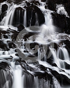 White water on Black rock