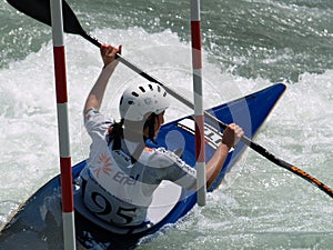 White water kayaking
