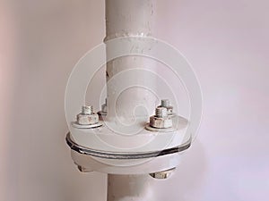 White Water Piping Connection with Bolted Flange