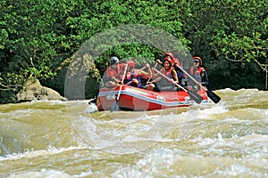 White water rafting