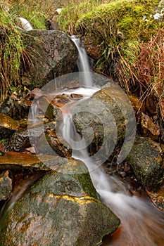 White water and rocks