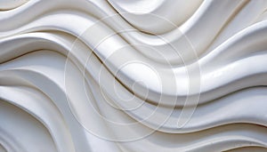 White wave Abstract background 3d rendering.