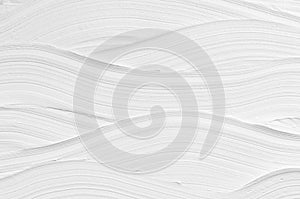 White wave plaster texture. Light modern abstract background.
