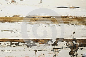 White weathered wooden background, selective focus