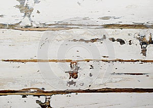 White weathered wooden background, selective focus