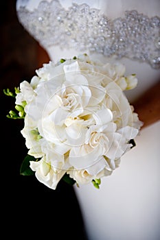 White wedding bouquet