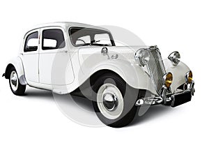 White Wedding Car