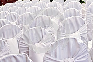 White wedding chairs