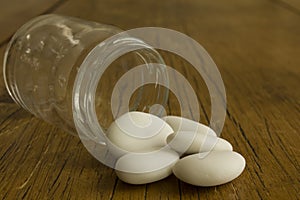 White wedding comfits